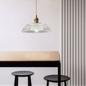 Glarefusion Modern Bowl Glass Pendant Light