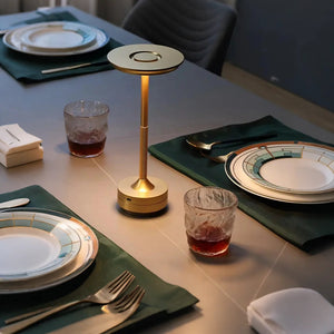 Glarefusion Modern Cordless Touch Table Lamp