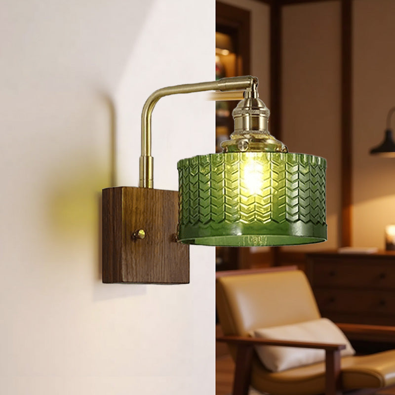 Radiant Woodland Elegance Wall Light