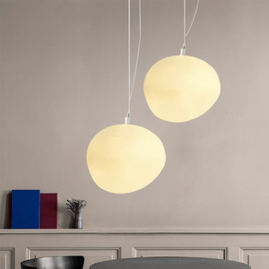 Nordic White Pebble Pendant Light