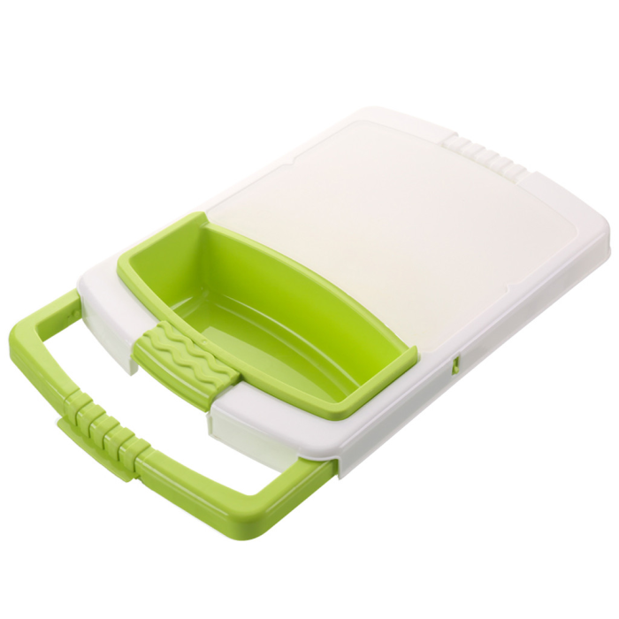 3-in-1 Multi-Function Cutting Board with Sink Basket