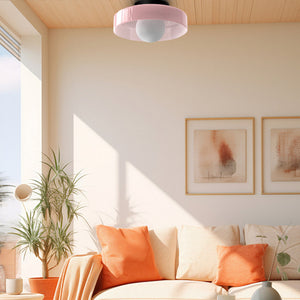Glarefusion Modern Round Flush Mount Ceiling Light