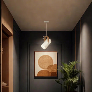 Nordic Modern Rotatable Wooden Pendant Lamp