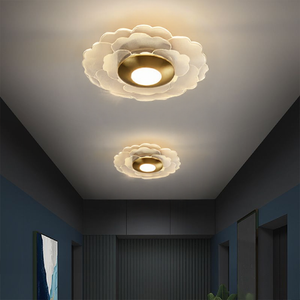Glarefusion Modern Geometric Grain Ceiling Light