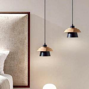 Glarefusion Chic Wood Pendant Lamp