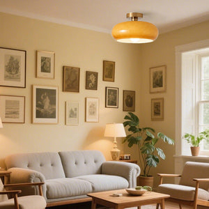 Glarefusion Creative Simple Persimmon Shape Pendant Light