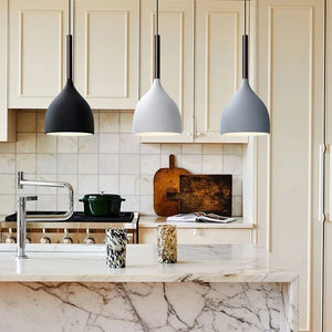 Glarefusion Baking Paint Iron Pendant Light