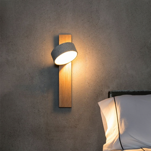 Off-White Travertine Wall Lamp