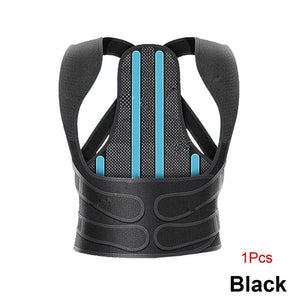 Adjustable Back Brace Posture Corrector With Full Back Support 1005006302116840-S