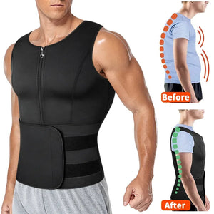 Adjustable Clavicle Posture Corrector Upper Back Shoulder Support Brace 1005003557068141-Blue One Belt-XXL