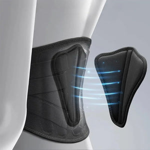 Adjustable Lumbar Back Brace Belt With Soft Pad And Mesh Support 1005009494932785-XL