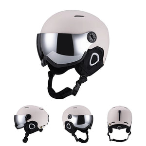 Adult Ski And Skate Helmet With Goggles Abs Eps Warm Liner 1005008093000864-PRAN-S-51-54cm