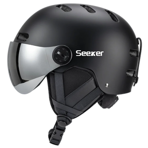 Adult Ski Helmet With Goggles Abs Shell Eps Liner Adjustable Fit 1005008148980018-Light Pink-L(59-61CM)