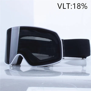 Adult Ski Snowboard Goggles Uv400 Mirror Lens Double Anti Fog 1005007987714550-Big Frame HX.SU01 A