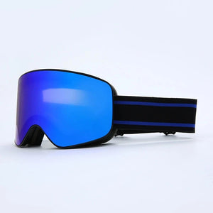 Adult Ski Snowboard Goggles Uv400 Mirror Lens Double Anti Fog Cylindrical 1005007476624683-D