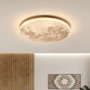 Modern Creative Moon Round Ceiling Light