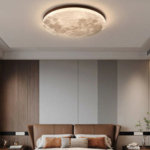 Modern Creative Moon Round Ceiling Light