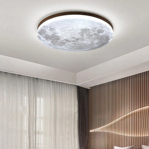 Modern Creative Moon Round Ceiling Light