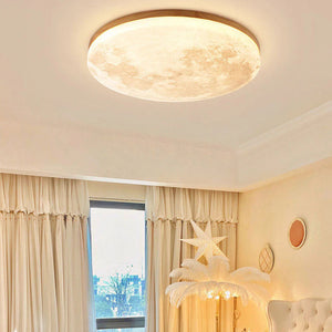Modern Creative Moon Round Ceiling Light