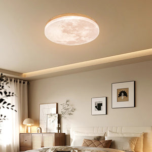 Modern Creative Moon Round Ceiling Light