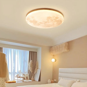 Modern Creative Moon Round Ceiling Light