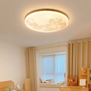 Modern Creative Moon Round Ceiling Light