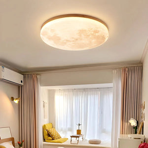 Modern Creative Moon Round Ceiling Light