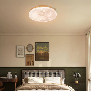 Modern Creative Moon Round Ceiling Light