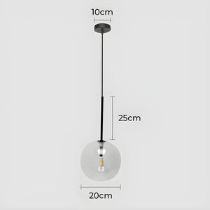 Modern Glass Ball Pendant Light