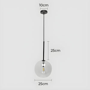 Modern Glass Ball Pendant Light