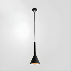 Nordic Black Pendant Light in Minimalist Cone Design