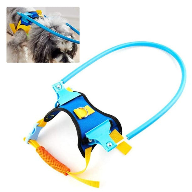 Blind Dog Harness Guiding Device, Pet Anti-Collision Ring for Protective And Build Confidence, Blind Dog Harness