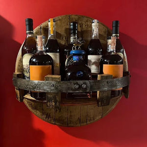 Bourbon Whiskey Barrel Shelf
