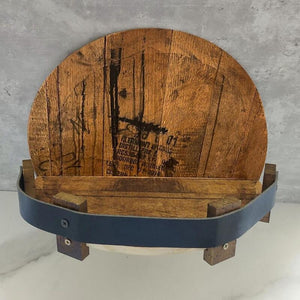 Bourbon Whiskey Barrel Shelf