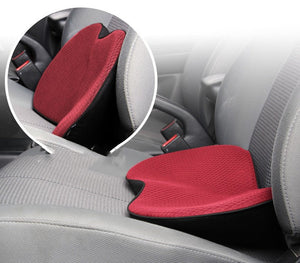 Car Seat Cushion For Short Drivers Height Risers For Adults, Memory Foam Car Seat Pad