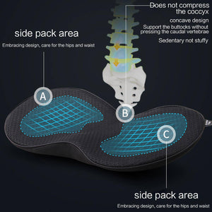 Car Seat Cushion For Short Drivers Height Risers For Adults, Memory Foam Car Seat Pad