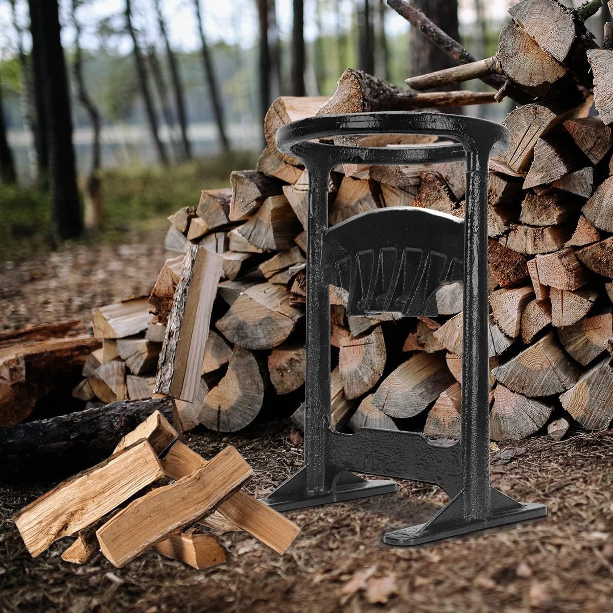 Heavy-Duty Metal Wood Chopper Tool for Household Use