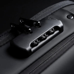 Chest Shoulder Crossbody Sling Bag for Men with USB Charging and Anti Theft Design