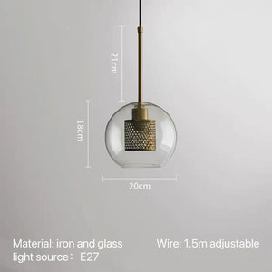 Chiswick Glass Pendant Light
