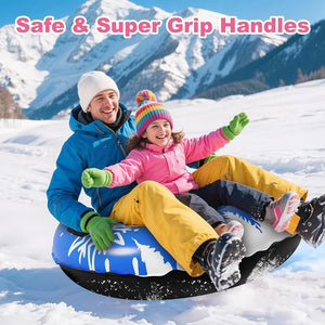 Cold Resistant Inflatable Pvc Snow Tube With Handles For Outdoor Sledding 1005010487377340-HXQ-RED-2.0