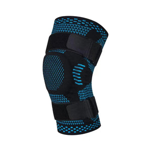 Compression Knee Brace Sleeve With Side Stabilizers Patella Gel And Straps 1005005843095625-1PCS Light Grey-S