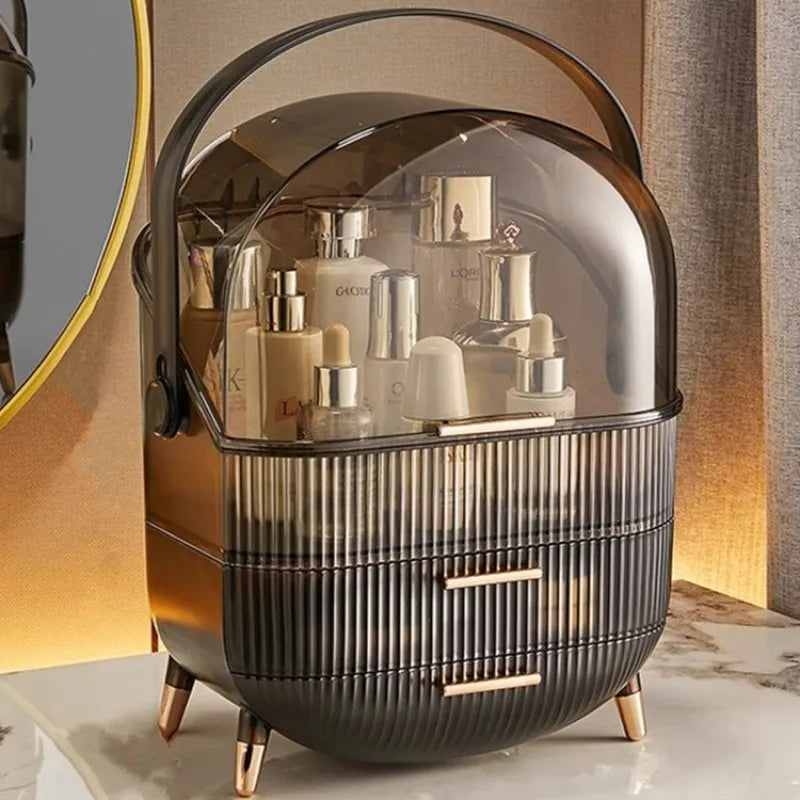 Cosmetic Storage Box With Drawers And Lid For Valentines Gifts For Her 1005006574331414-brush holder D 1pcs