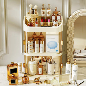Cosmetics Storage Box With Drawers, Valentines Gifts For Her Organizer 1005007517029753-three layers