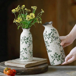 Crackle Glaze Ceramic Bud Vase For Hydroponic Flowers Table Decor 1005009016445010-M