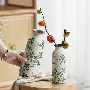 Crackle Glaze Ceramic Bud Vase For Hydroponic Flowers Table Decor 1005009016445010-M