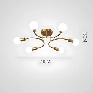 Modern Creative Multi-Bulb Ceiling Light