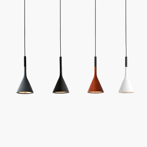 Nordic Black Pendant Light in Minimalist Cone Design