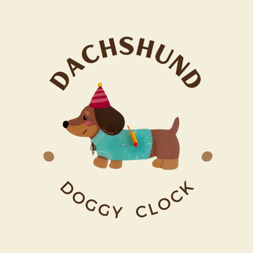 Playful Doggy Wall Clock
