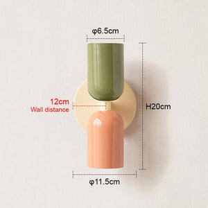 Designer Macaron Wall Light for Living Room