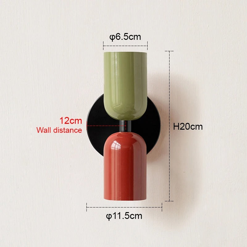 Designer Macaron Wall Light for Living Room